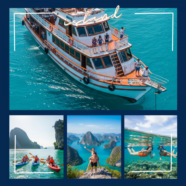 หมู่เกาะอ่างทอง+เกาะวัวตาหลับ+เกาะเเม่เกาะ เรือใหญ่ Premium