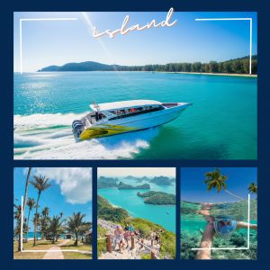 4 เกาะอ่างทอง+เกาะวัวตาหลับ+เกาะเเม่เกาะ+เกาะสามเส้า+เกาะว่าว SpeedBoat